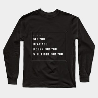 I'm Not Black, But... Long Sleeve T-Shirt